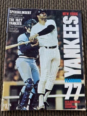 Lot Of 3 New York Yankees Yearbooks - 1977, 1980, 1987 - Thumbnail 6