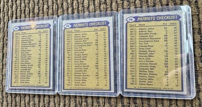 STANLEY MORGAN 1978-1990 New England Patriots 12 Card Lot, 3 1978 Rookie Cards - Thumbnail 12