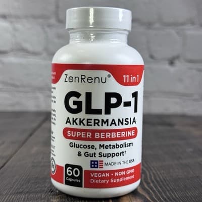 ZenRenu Akkermansia Super Berberine Glucose Metabolism Gut Support 60 capsules