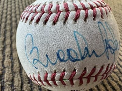 Brooks Robinson Autographed Baseball, Baltimore Orioles, From 1980’s - Thumbnail 2