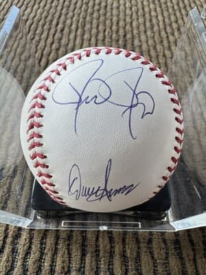 MINT Seattle Mariners Announcers - RICK RIZZS, DAVE SIMS, Autographed Baseball