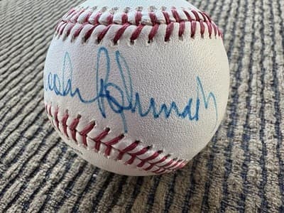 Brooks Robinson Autographed Baseball, Baltimore Orioles, From 1980’s - Thumbnail 3