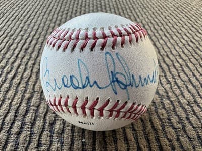 Brooks Robinson Autographed Baseball, Baltimore Orioles, From 1980’s