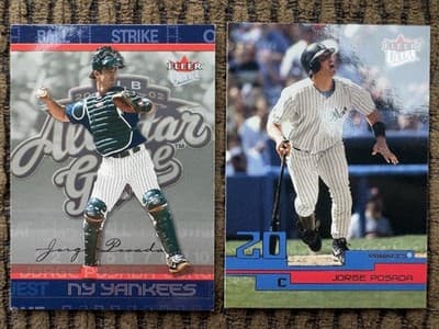1998-2007 Jorge Posada, Hideki Matsui 16 Card Lot - NY Yankees - Thumbnail 14