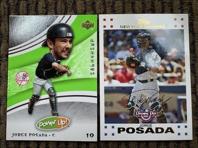 1998-2007 Jorge Posada, Hideki Matsui 16 Card Lot - NY Yankees - Thumbnail 8