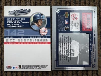 1998-2007 Jorge Posada, Hideki Matsui 16 Card Lot - NY Yankees - Thumbnail 3