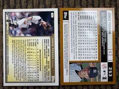 1998-2007 Jorge Posada, Hideki Matsui 16 Card Lot - NY Yankees - Thumbnail 13