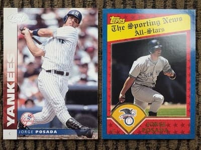 1998-2007 Jorge Posada, Hideki Matsui 16 Card Lot - NY Yankees - Thumbnail 16