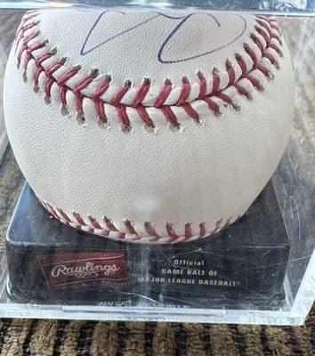 MINT Seattle Mariners Announcers - RICK RIZZS, DAVE SIMS, Autographed Baseball - Thumbnail 5