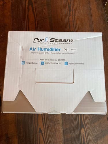 Pur Steam PH-355 Air Humidifier Steamer Noiseless Technology 2.0L Air Quality - Thumbnail 6