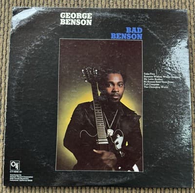 Lot Of 2 George Benson Vinyl LP Records - White Rabbit - Bad Benson - Thumbnail 6