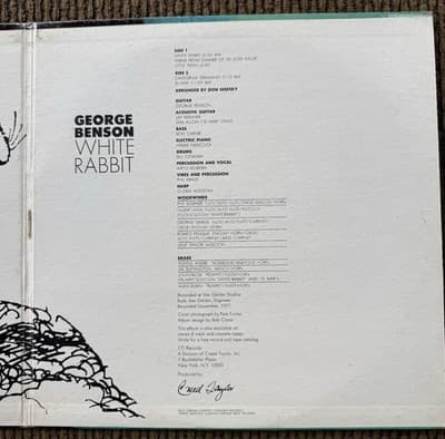 Lot Of 2 George Benson Vinyl LP Records - White Rabbit - Bad Benson - Thumbnail 16