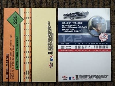 1998-2007 Jorge Posada, Hideki Matsui 16 Card Lot - NY Yankees - Thumbnail 7