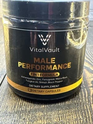 Vital Vault Male Performance Support 7 In 1 Support Mood Muscle Sleep - Thumbnail 2