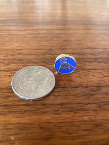 Vintage International Airport Authority Airline Aviation Academy Lapel Pin - Thumbnail 2