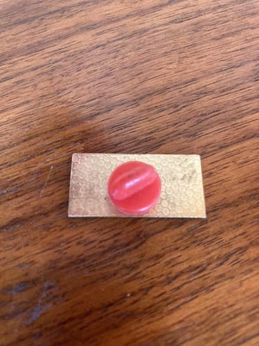 I (Love) Red Heart Being #1 Vintage Lapel Hat Pin Award Prize - Thumbnail 3