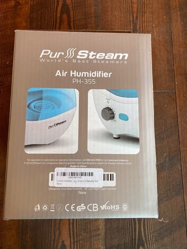 Pur Steam PH-355 Air Humidifier Steamer Noiseless Technology 2.0L Air Quality - Thumbnail 2