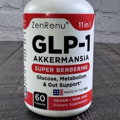 ZenRenu Akkermansia Super Berberine Glucose Metabolism Gut Support 60 capsules - Thumbnail 2