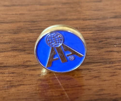 Vintage International Airport Authority Airline Aviation Academy Lapel Pin