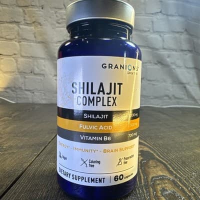 Granions Shilajit Complex for Energy Immunity & vitality Vitamin B6 Fulvic Acid
