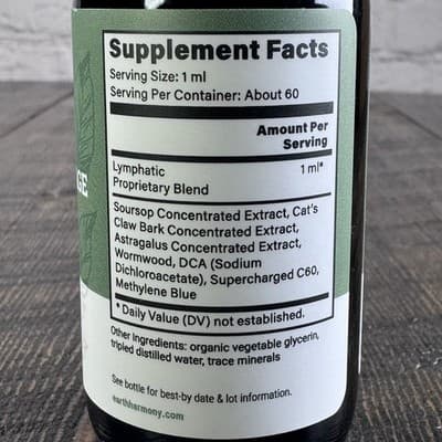Earth Harmony Lymphatic Drainage Drops, Lymph Detox Cleanse Supplement, 2oz - Thumbnail 3