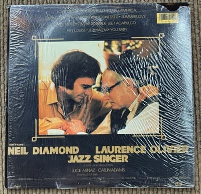 Neil Diamond - The Jazz Singer - Vinyl LP Record IN SHRINK 1980 - Thumbnail 3