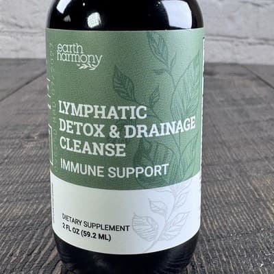 Earth Harmony Lymphatic Drainage Drops, Lymph Detox Cleanse Supplement, 2oz - Thumbnail 2