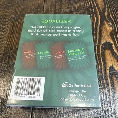 Equalizer On-Course Golf Card Game for Adults Interactive Fun Every Hole - Thumbnail 2