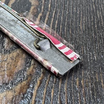Original British Made US Army Good Conduct European Theater Pin Back Ribbon - Thumbnail 5