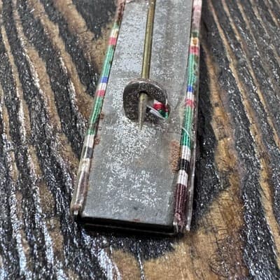 Original British Made US Army Good Conduct European Theater Pin Back Ribbon - Thumbnail 4
