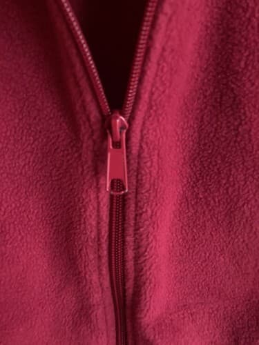 Columbia Womens Medium Pink Full Zip Mock Neck Fleece Jacket Pockets - Thumbnail 3