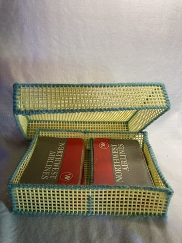 VTG Northwest NW AIRLINES - 2 Deck of Playing Cards Flight Plane Deck 70s-80s - Thumbnail 4