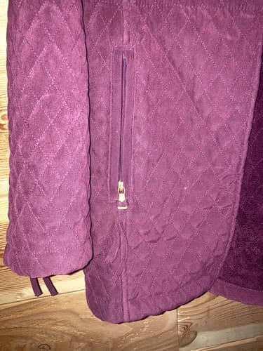 Classic Elements Outerwear Women’s Large Coat Jacket Deep Red Burgundy Quilted - Thumbnail 2