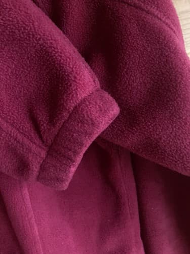Columbia Womens Medium Pink Full Zip Mock Neck Fleece Jacket Pockets - Thumbnail 6