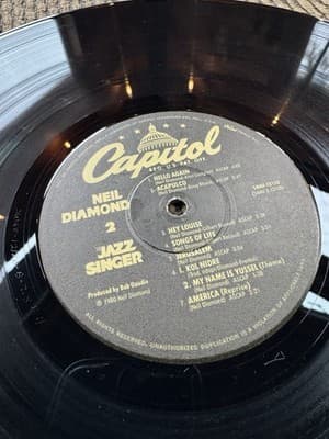 Neil Diamond - The Jazz Singer - Vinyl LP Record IN SHRINK 1980 - Thumbnail 9