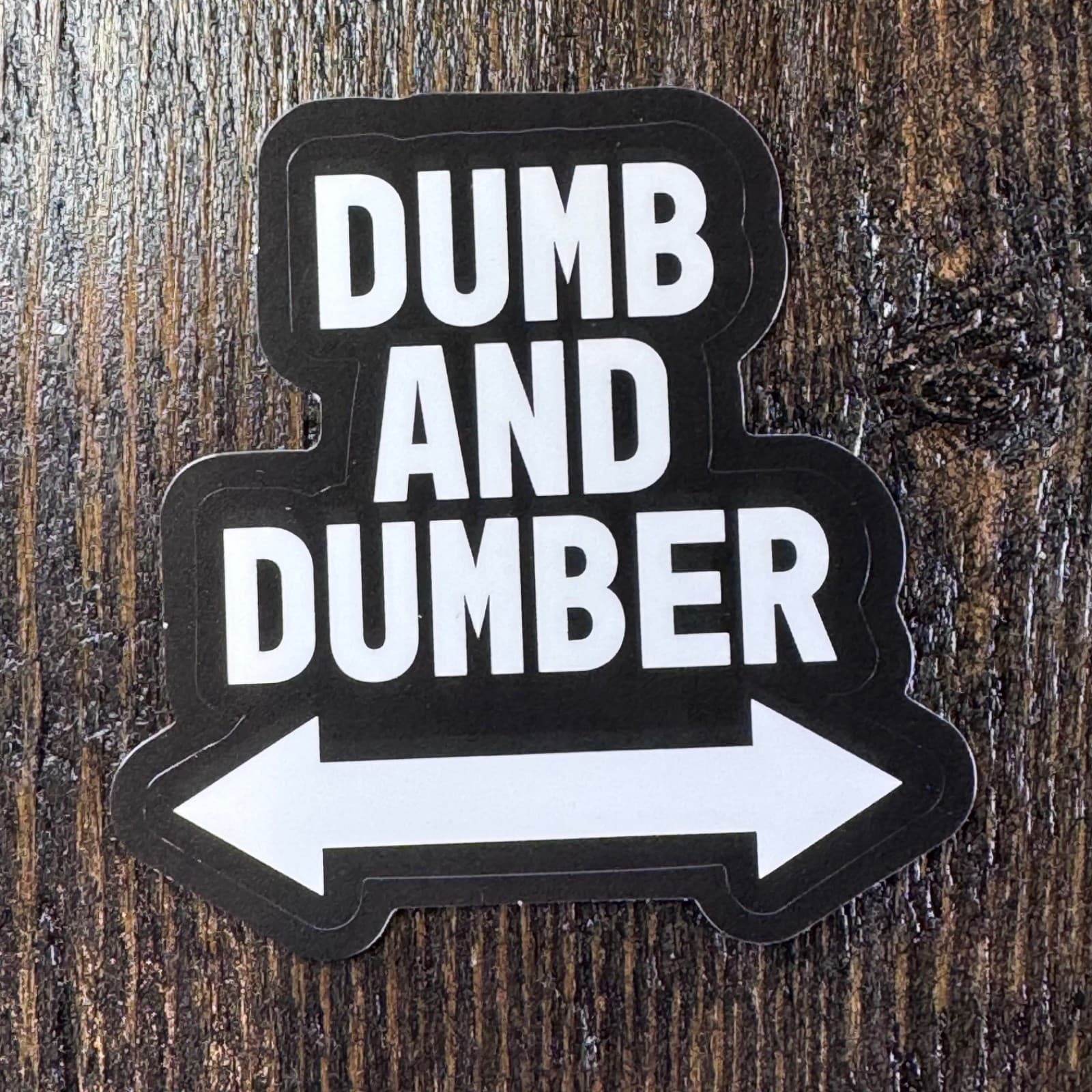 Dumb and Dumber - Sticker - Water Bottle - Cell - Phone Locker