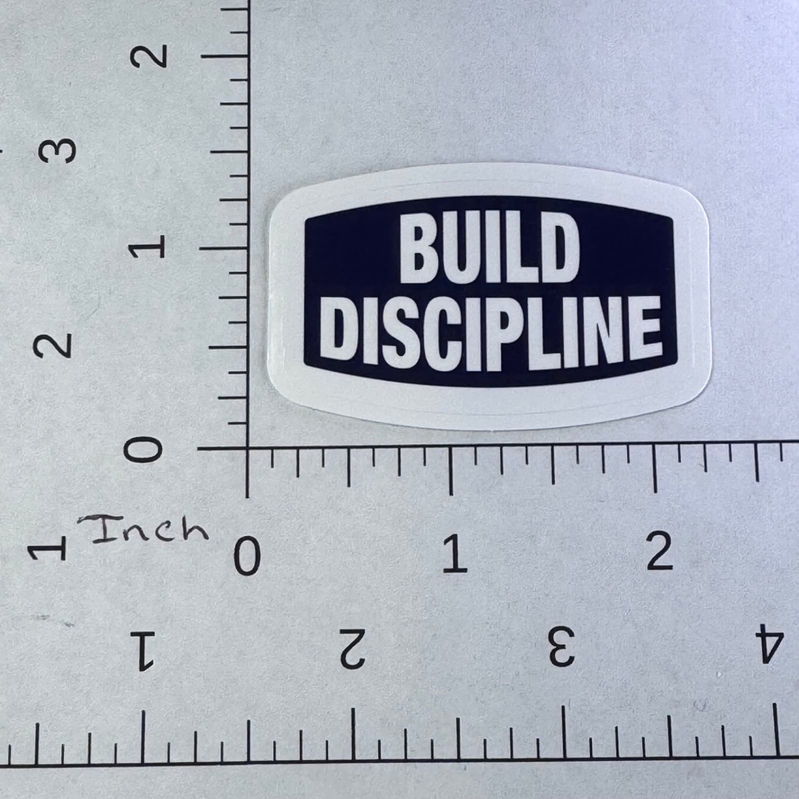 Build Discipline - Sticker - Water Bottle - Cell - Phone Locker - Thumbnail 2