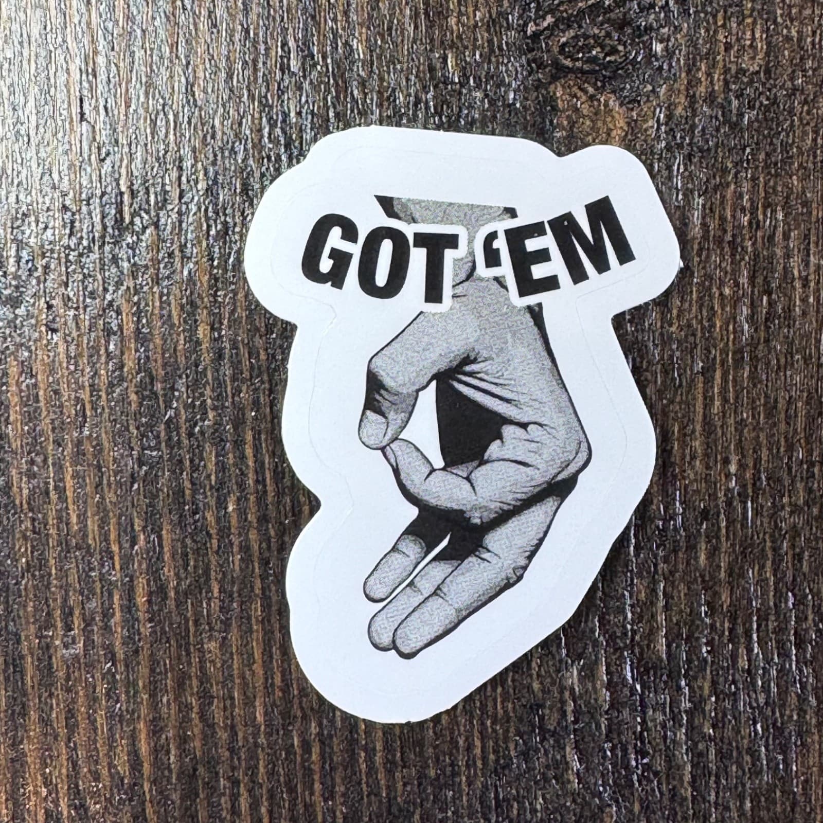 Got ‘Em - Sticker - Hand Ok - Water Bottle - Cell - Phone Locker