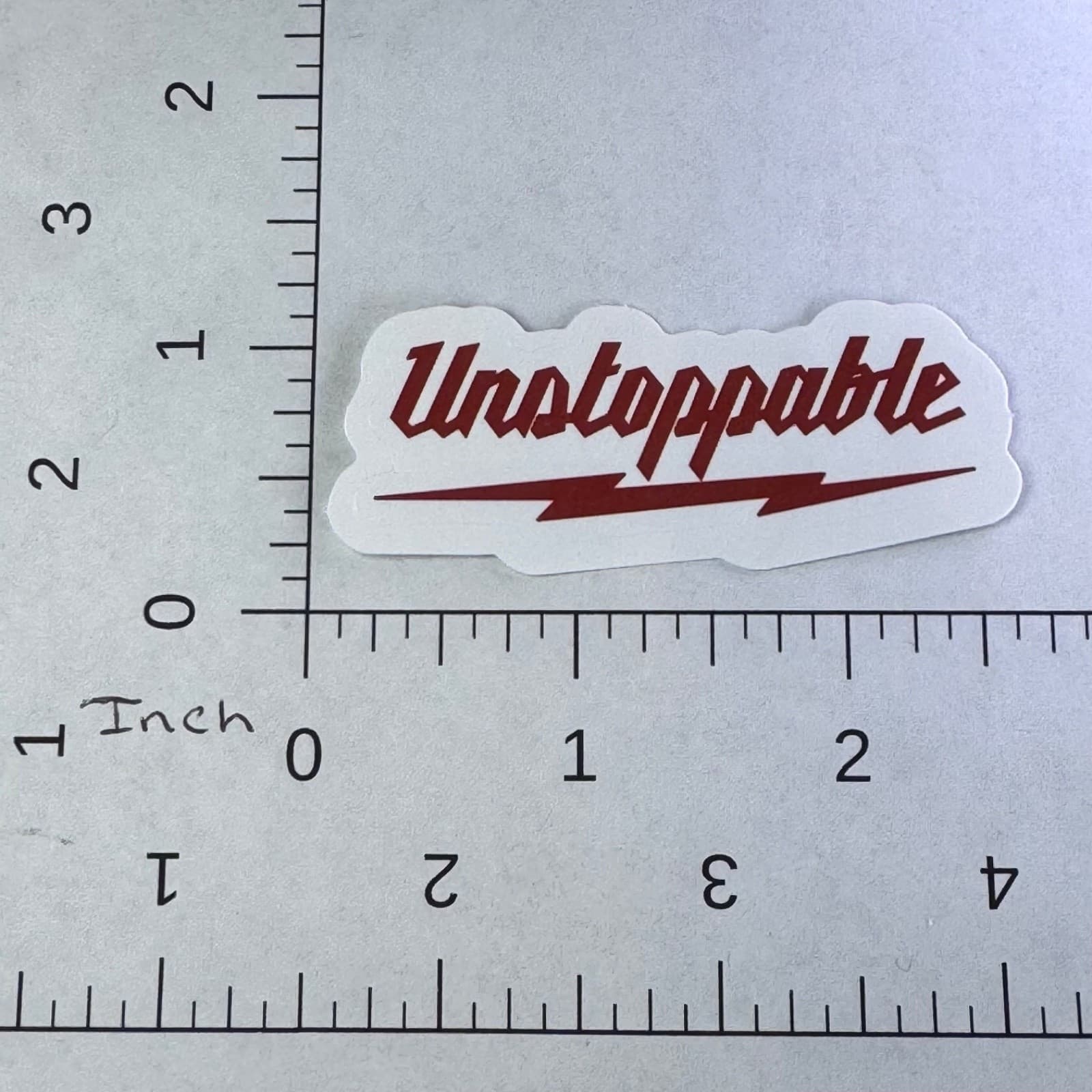 Unstoppable - Sticker - Water Bottle - Cell - Phone Locker - Thumbnail 2