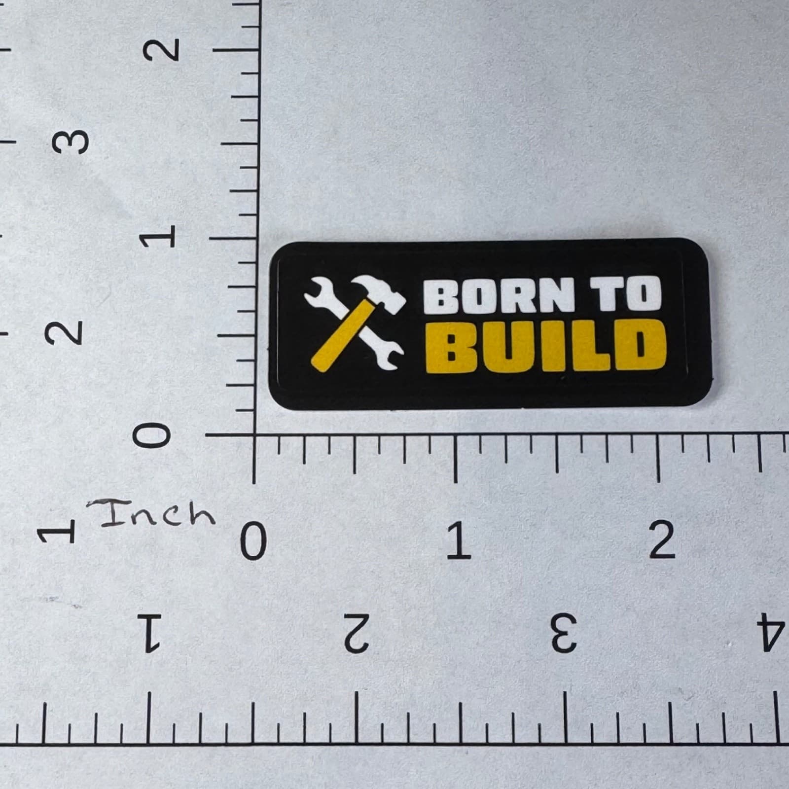 Born To Build - Sticker - Water Bottle - Cell - Phone Locker - Thumbnail 2