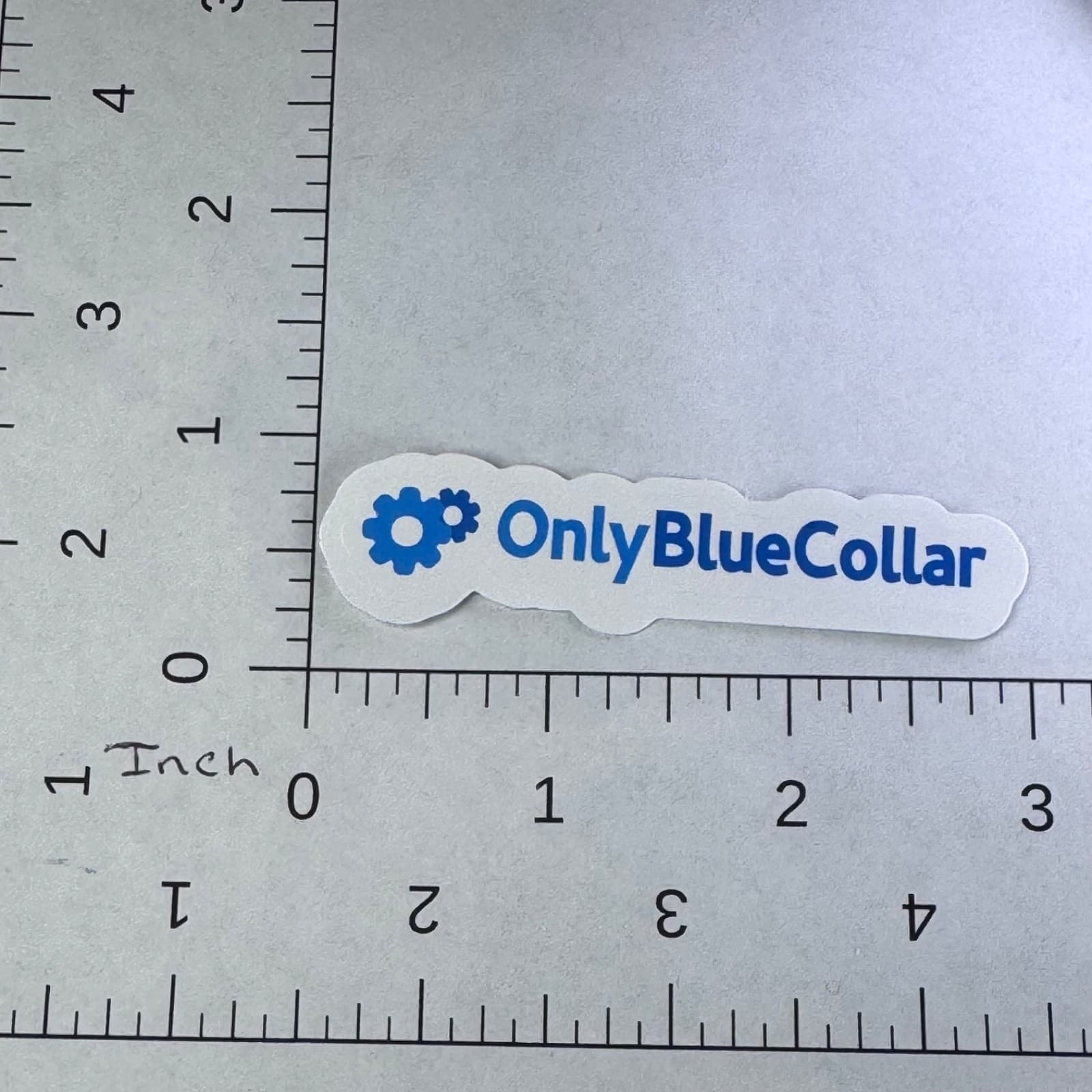 Only Blue Collar - Sticker - Water Bottle - Cell - Phone Locker - Thumbnail 2