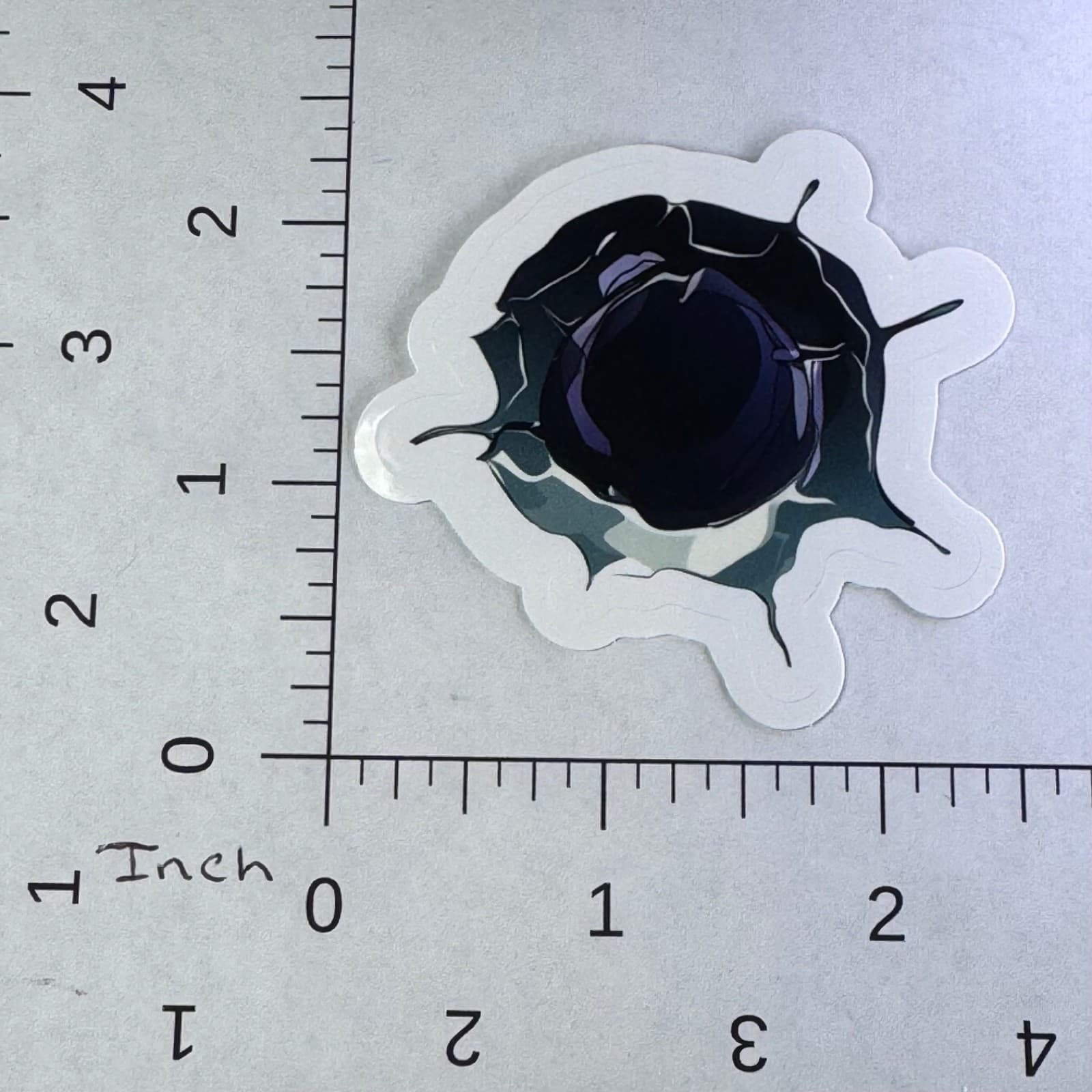 Hole - Bullet - Sticker - Water Bottle - Cell - Phone Locker - Thumbnail 2