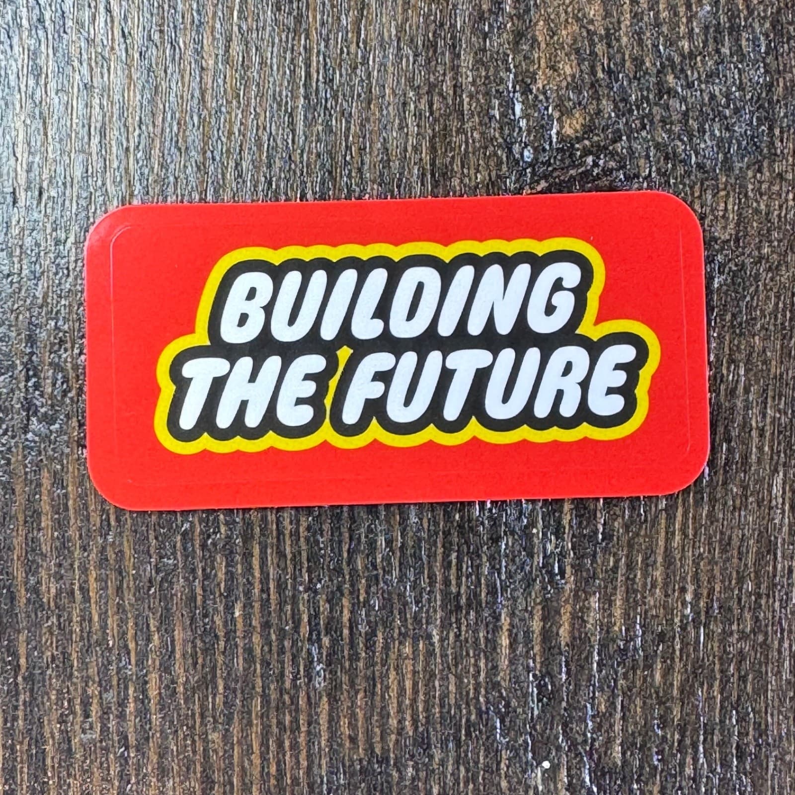 Building The Future - Sticker - Water Bottle - Cell - Phone Locker