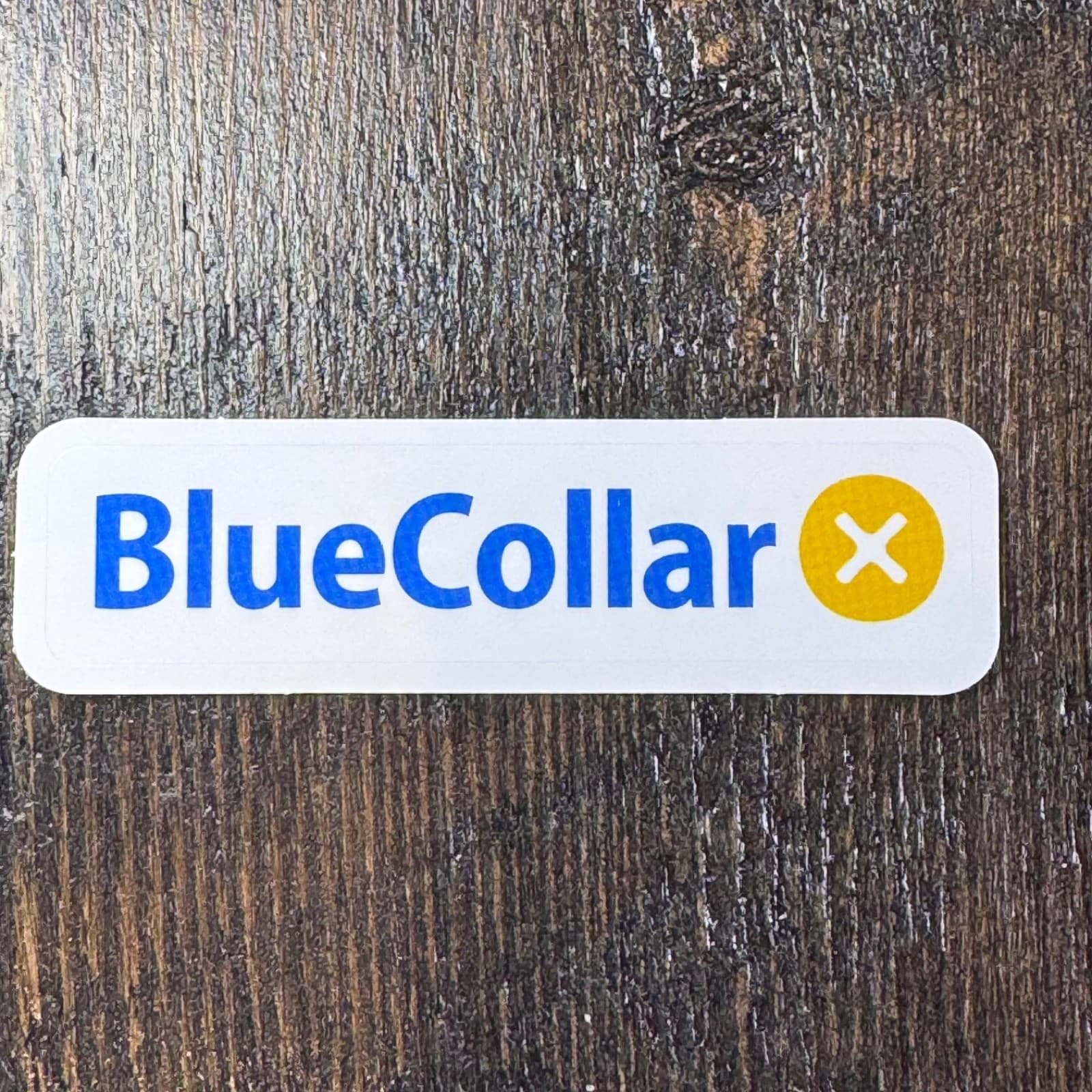 Blue Collar - Sticker - Water Bottle - Cell - Phone Locker