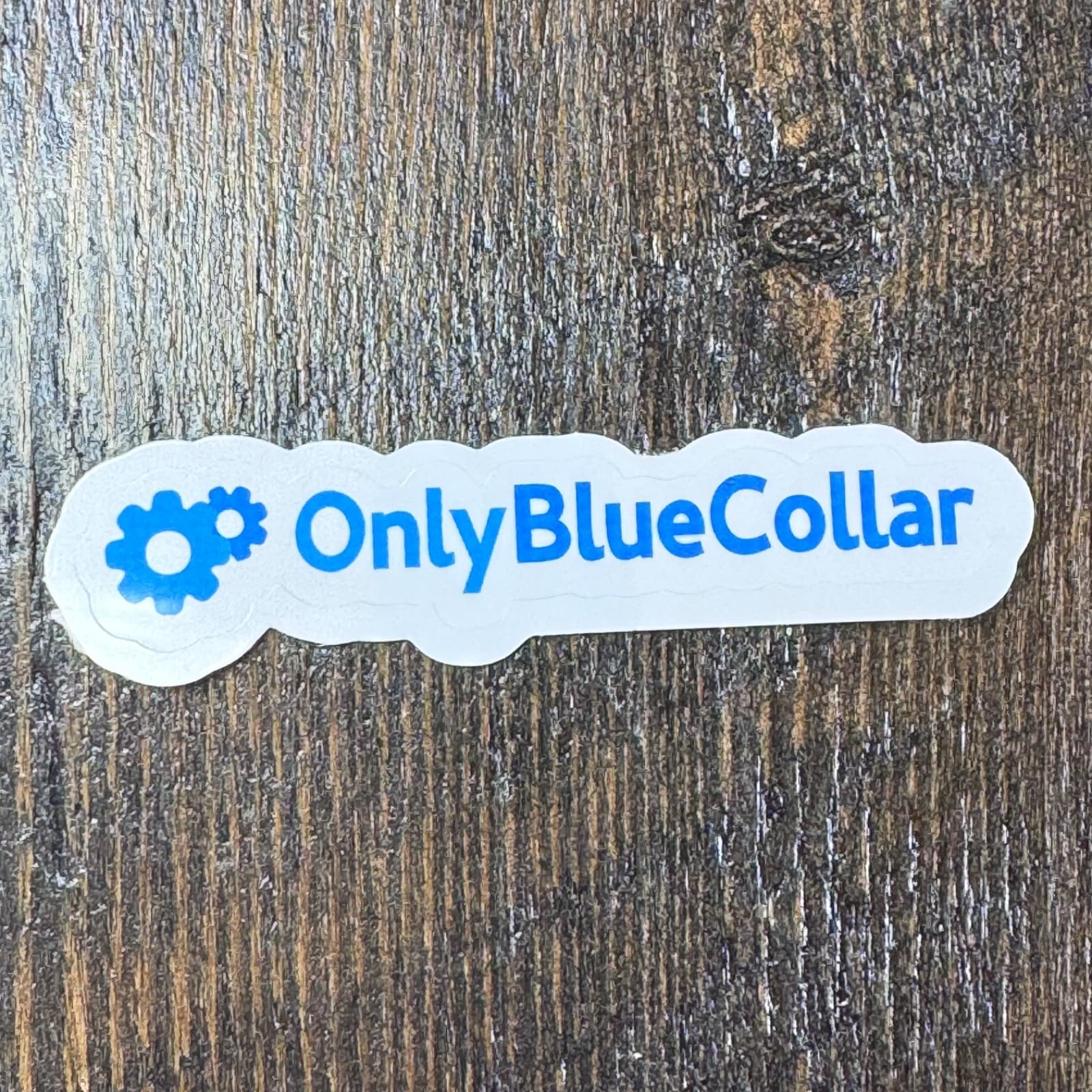 Only Blue Collar - Sticker - Water Bottle - Cell - Phone Locker