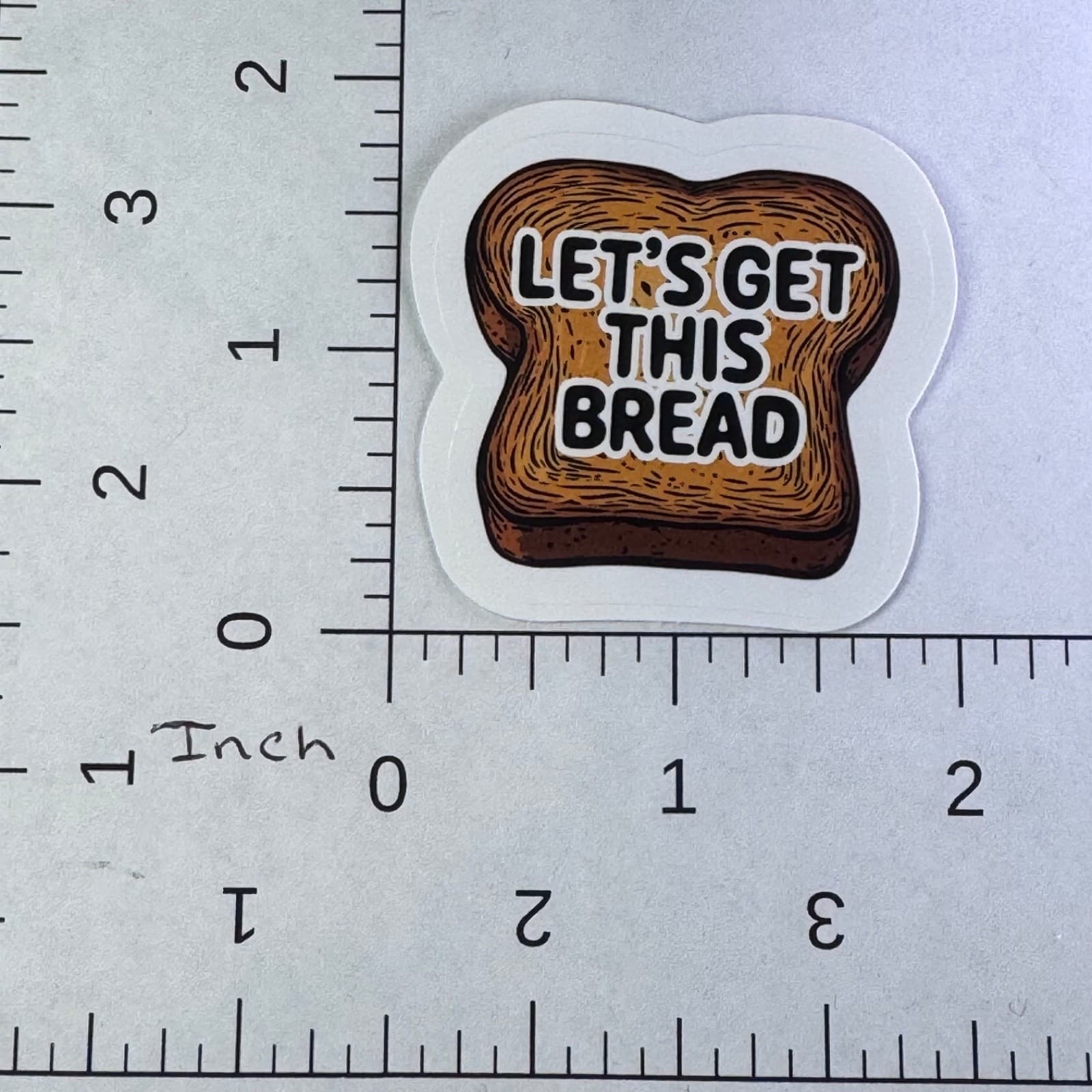 Let’s Get This Bread - Sticker - Water Bottle - Cell - Phone Locker - Thumbnail 2