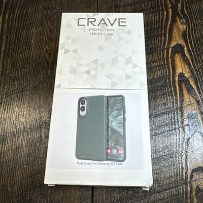 Crave Dual Guard Protection Samsung S25 Edge Case Forest Green Shock Resistant