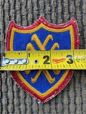 Vintage Lot Of 2, WWII,US 20th Army Corps, Embroidered Military Patches Original - Thumbnail 8
