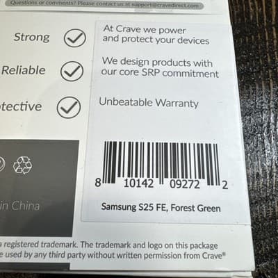 Crave Dual Guard Protection Samsung S25 FE Case Forest Green Shockproof - Thumbnail 3