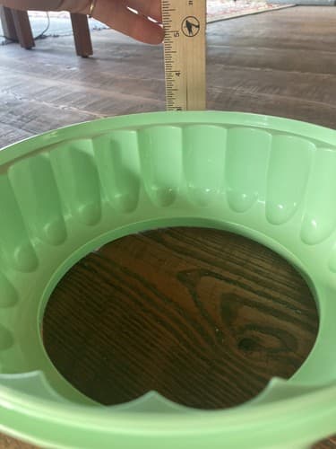 Vintage Tupperware 3 Piece Cold Jello Mold Green Retro Mid Century 1202-5 - Thumbnail 9